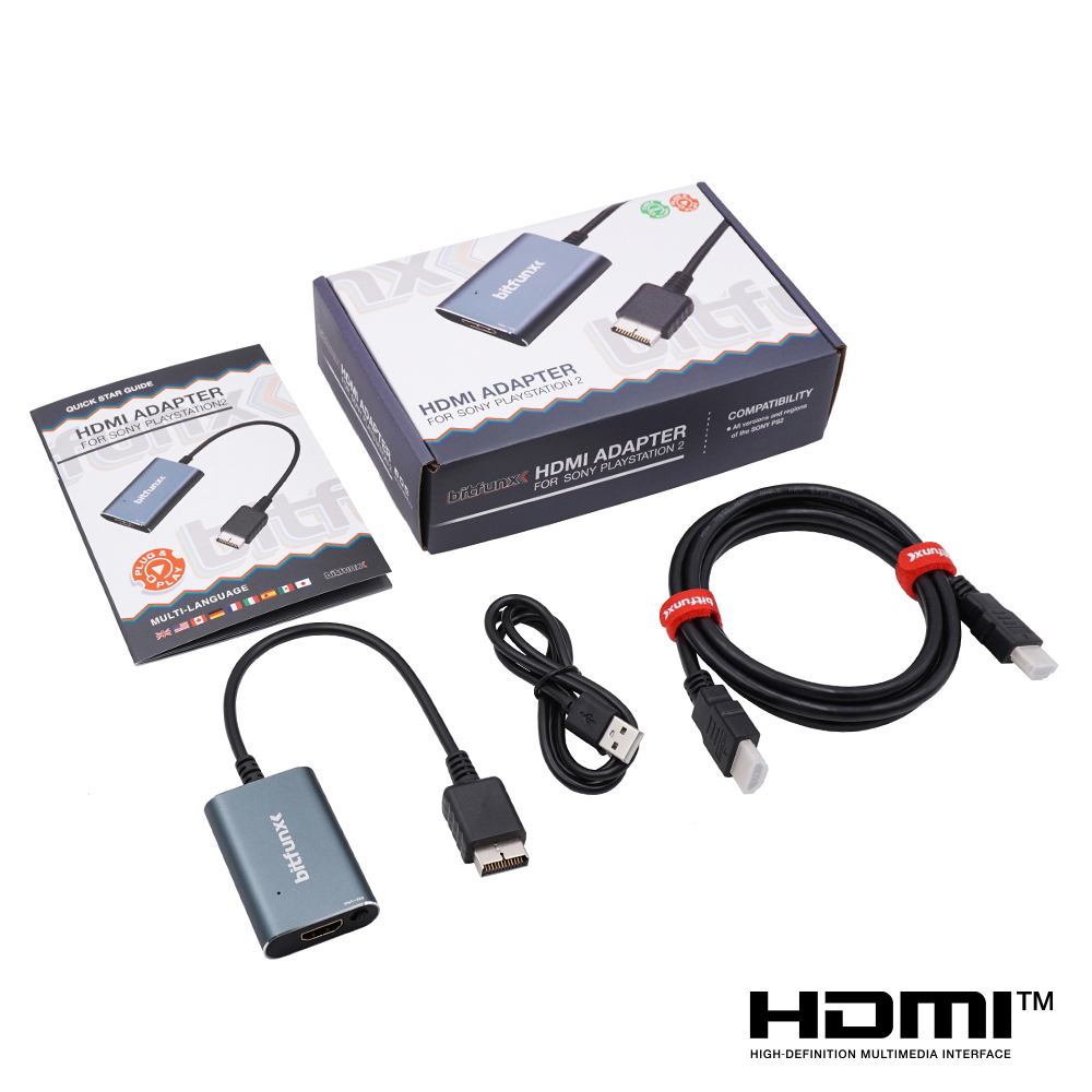 Gaming Console All In One - Bitfunx RGB/컴포넌트-투-하디미 변환기 ™ 소니 NTSC