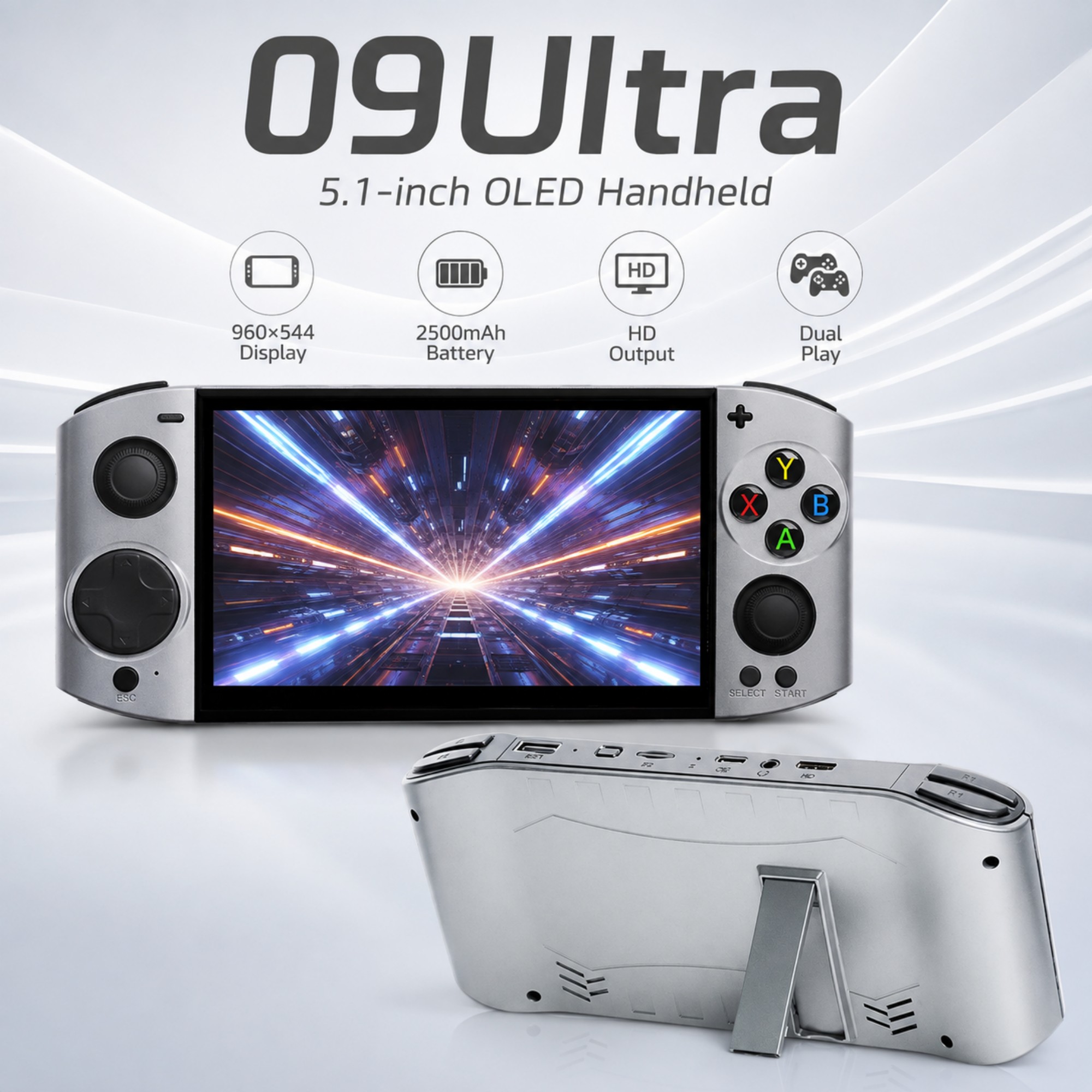 Gaming Console Type - 09 울트라 5.1인치 OLED 휴대용 게임