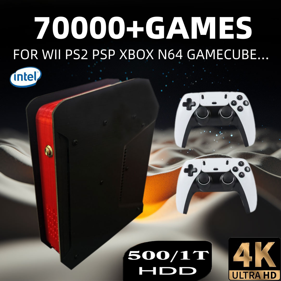 Gaming Console Box - PS2/PSP/WII/N64/DC/SS 용 1T 듀얼 시스템 및