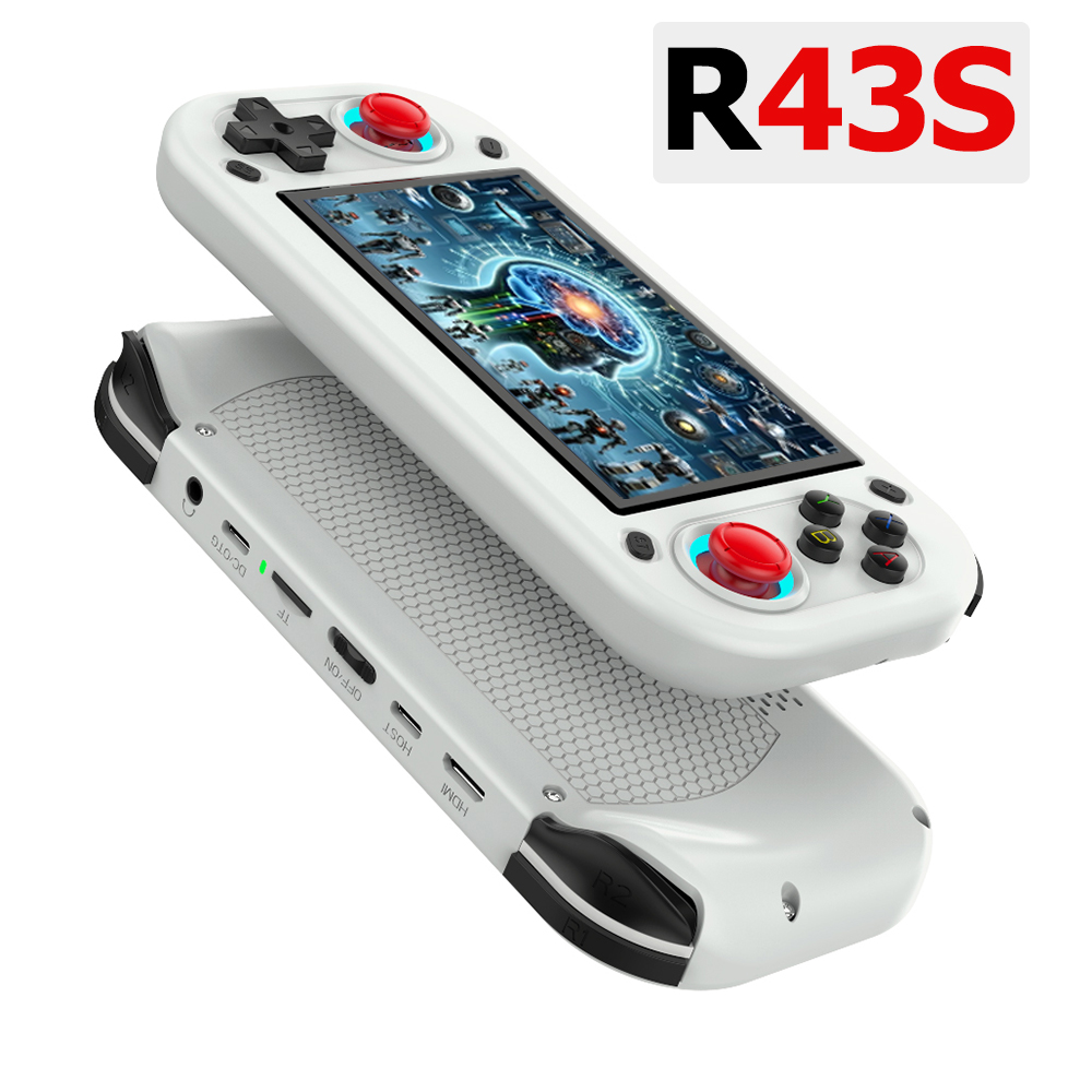 Gaming Console All In One - R43S 레트로 핸드 헬드 비디오 게임