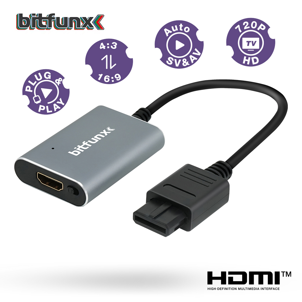 Gaming Console All In One - 비트펀엑스 720P HDMI ™ 어댑터 S-비디오