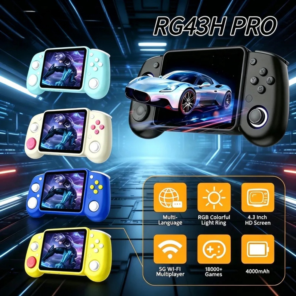 RG43H Pro 휴대용 레트로 핸드헬드 게임 콘솔 4 - Q21 Gaming Console 리뷰 및 가격