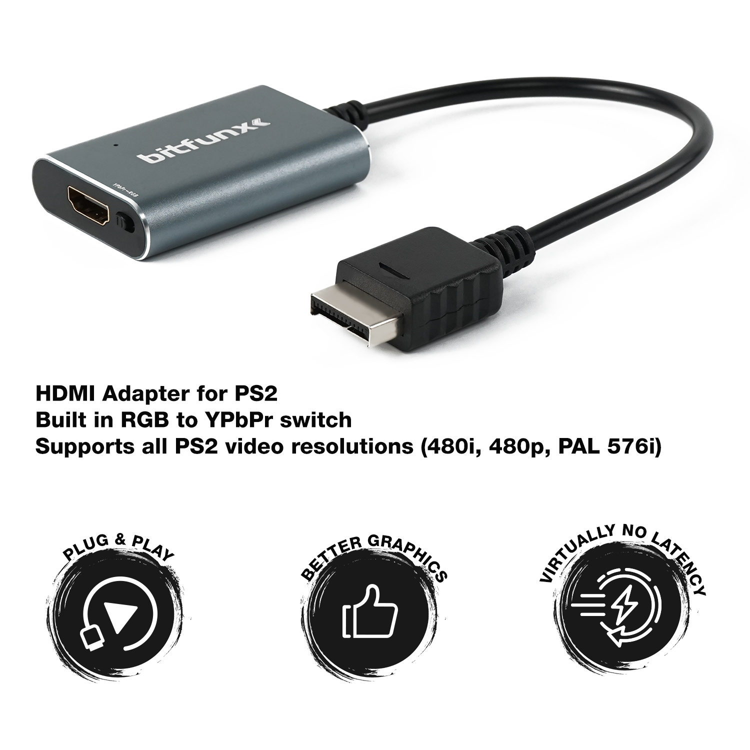 Bitfunx RGB/컴포넌트-투-하디미 변환기 ™   - Gaming Console All In One 리뷰 및 가격