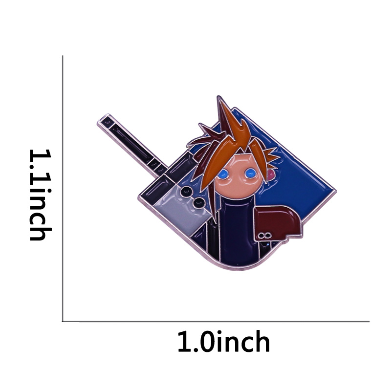 우수한 품질의 게임 에나멜 핀 Cloud Strife  - Gaming Console Cloud 리뷰 및 가격