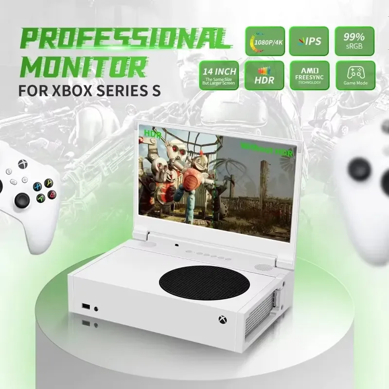 14인치 휴대용 게임 모니터 (Xbox Series S - Gaming Console Definition 리뷰 및 가격