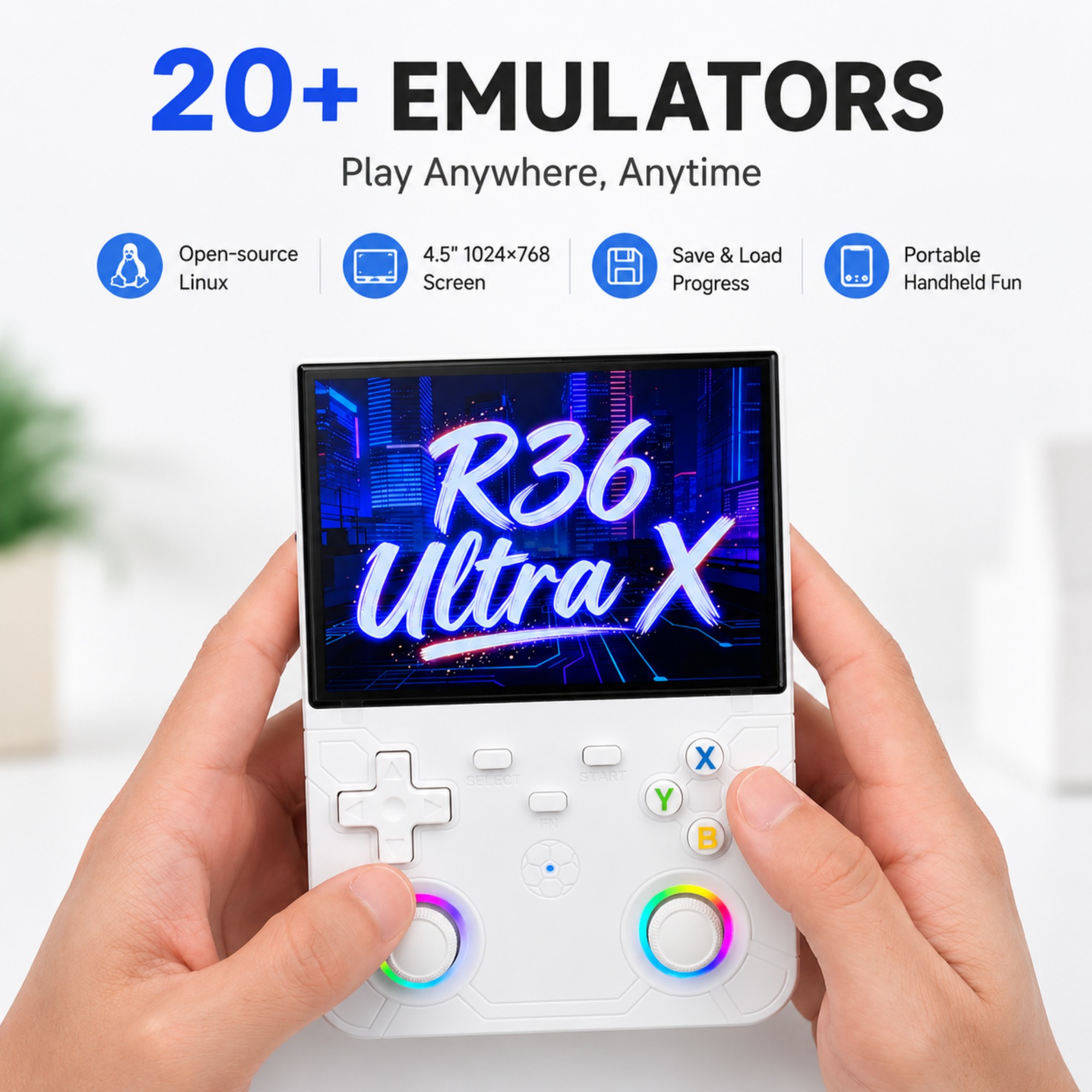 레트로 휴대용 게임기 R36 울트라 X 4.5인치 IP - Gaming Console Type 리뷰 및 가격