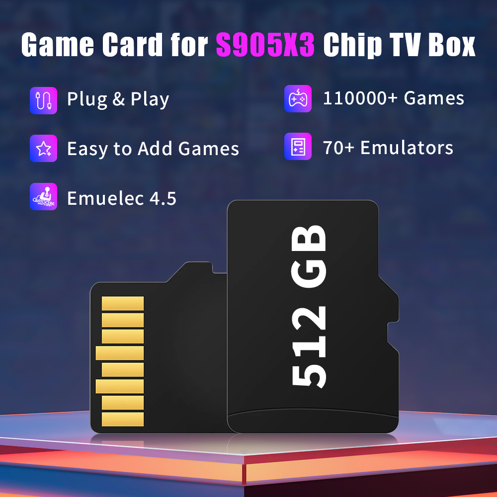 게임 TF 카드, S905X3 칩 TV 박스 레트로 게 - Gaming Console Box 리뷰 및 가격