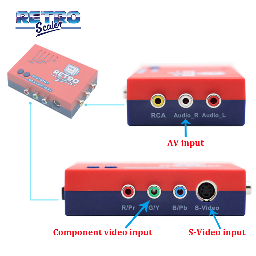 RetroScaler2x 컴포지트 SV YPBPR to - Gaming Console All In One 리뷰 및 가격